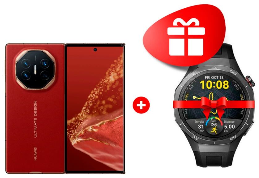 Смартфон Huawei Mate XT Ultimate 16/1024Gb Red  + подарок купить,NaN