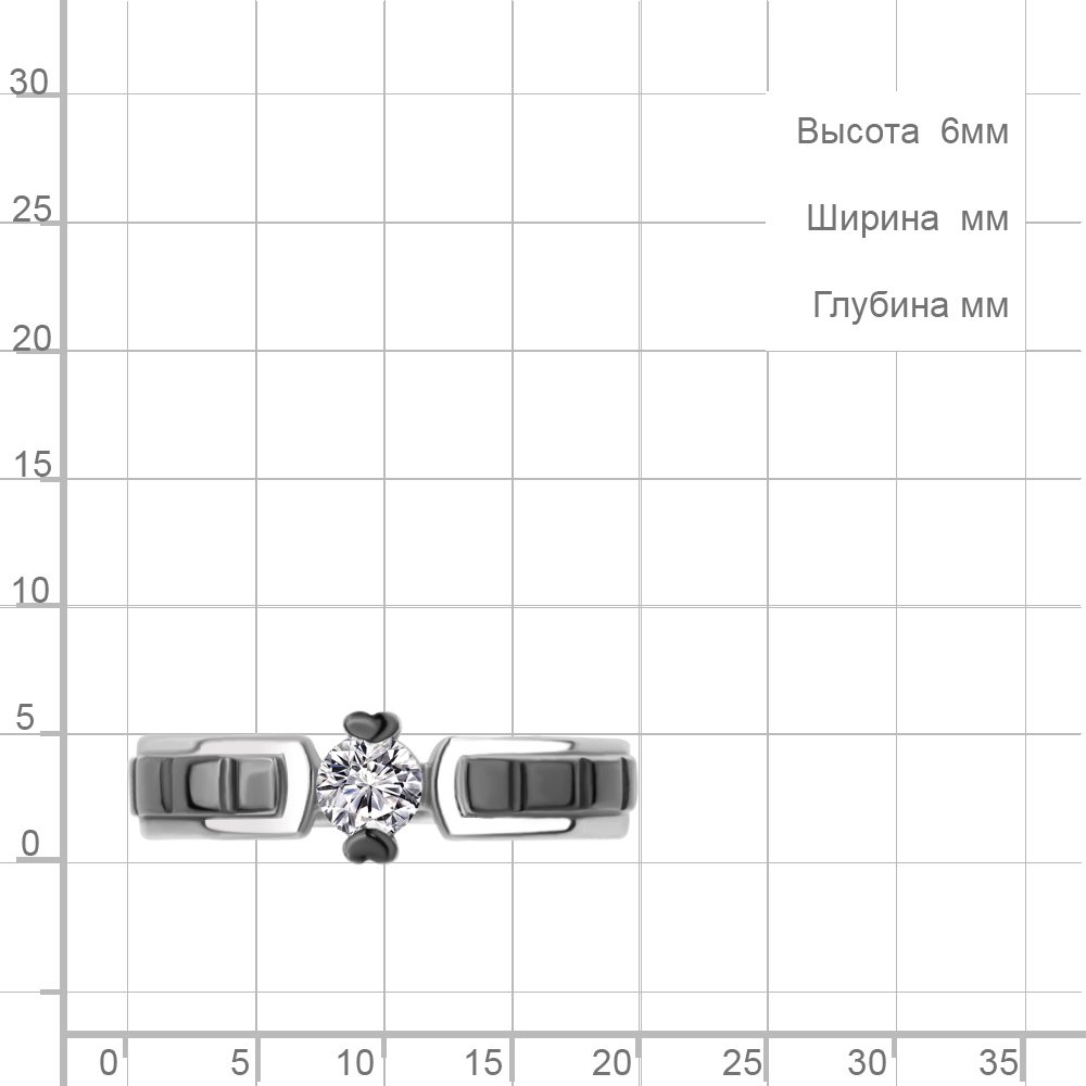 Кольцо Aquamarine 68533А 18р 2гр. купить,NaN