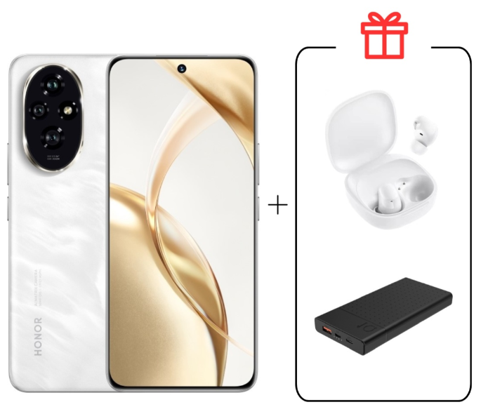Смартфон Honor 200 8/256GB Moonlight White + подарок купить,205990