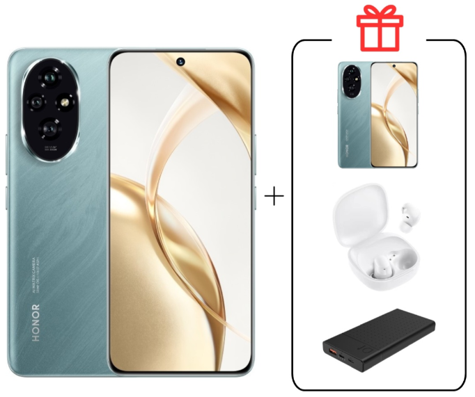 Смартфон Honor 200 12/512GB Emerald Green + подарок купить,501990
