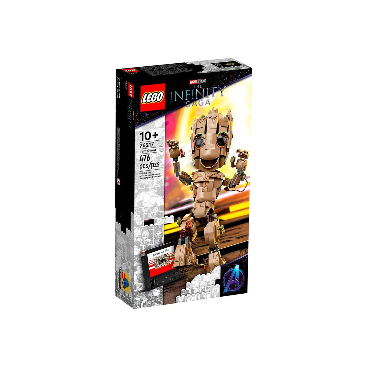 Конструктор Lego Super Heroes Я есть Грут 76217 476 деталей