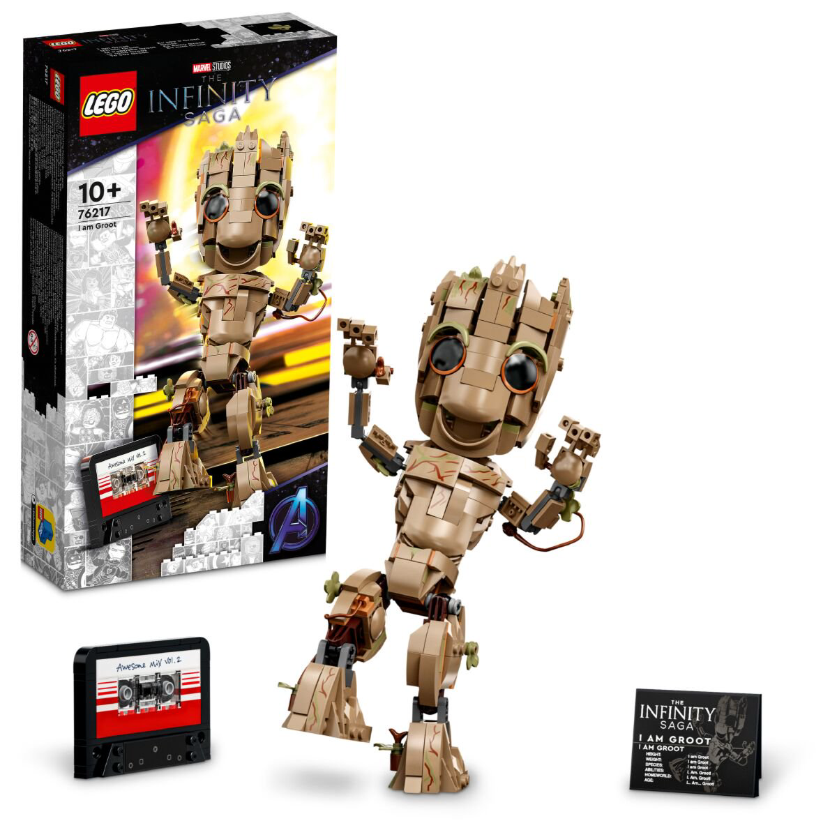 Конструктор Lego Super Heroes Я есть Грут 76217 476 деталей