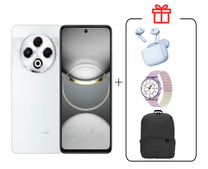 Смартфон Tecno Spark 30 8/128Gb Astral Ice + Подарок купить,NaN