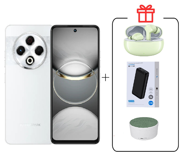 Смартфон Tecno Spark 30 8/128Gb Astral Ice + Подарок купить,NaN