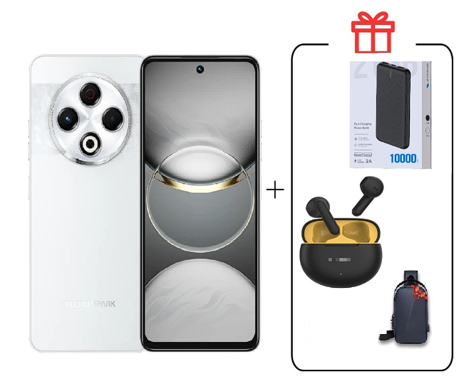 Смартфон Tecno Spark 30 8/128Gb Astral Ice + Подарок купить,NaN