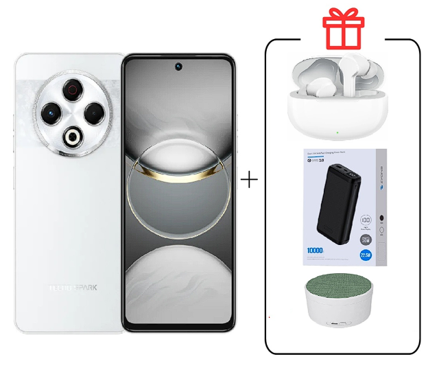 Смартфон Tecno Spark 30 8/128Gb Astral Ice + Подарок купить,NaN