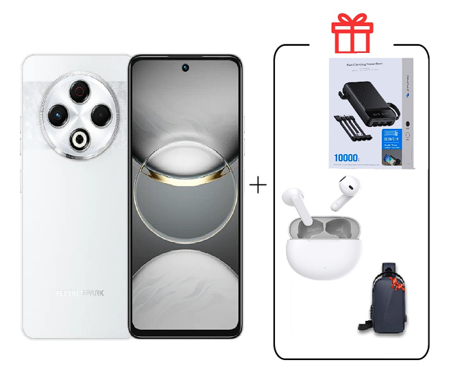 Смартфон Tecno Spark 30 8/128Gb Astral Ice + Подарок купить,NaN