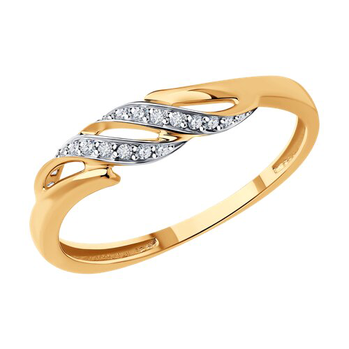 Кольцо Diamant 51-210-01904-1_17,5_1,36 1.36гр 17.5р купить,NaN