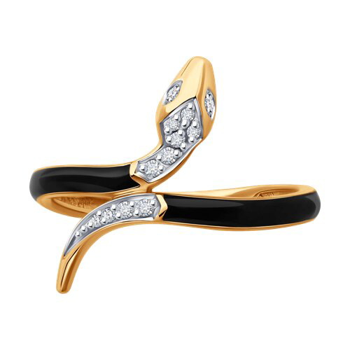 Кольцо Diamant 51-210-02749-1_17,5_1,87 1.87гр 17.5р купить,NaN