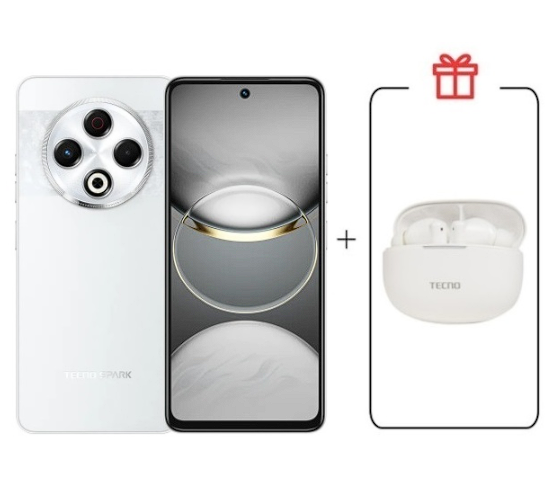 Смартфон Tecno Spark 30 8/128Gb Astral Ice + Подарок купить,NaN