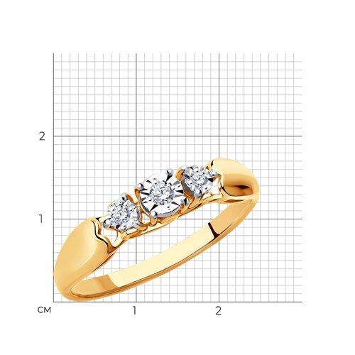 Кольцо Sokolov 1011341_18_1,9 1.9гр 18р купить,NaN