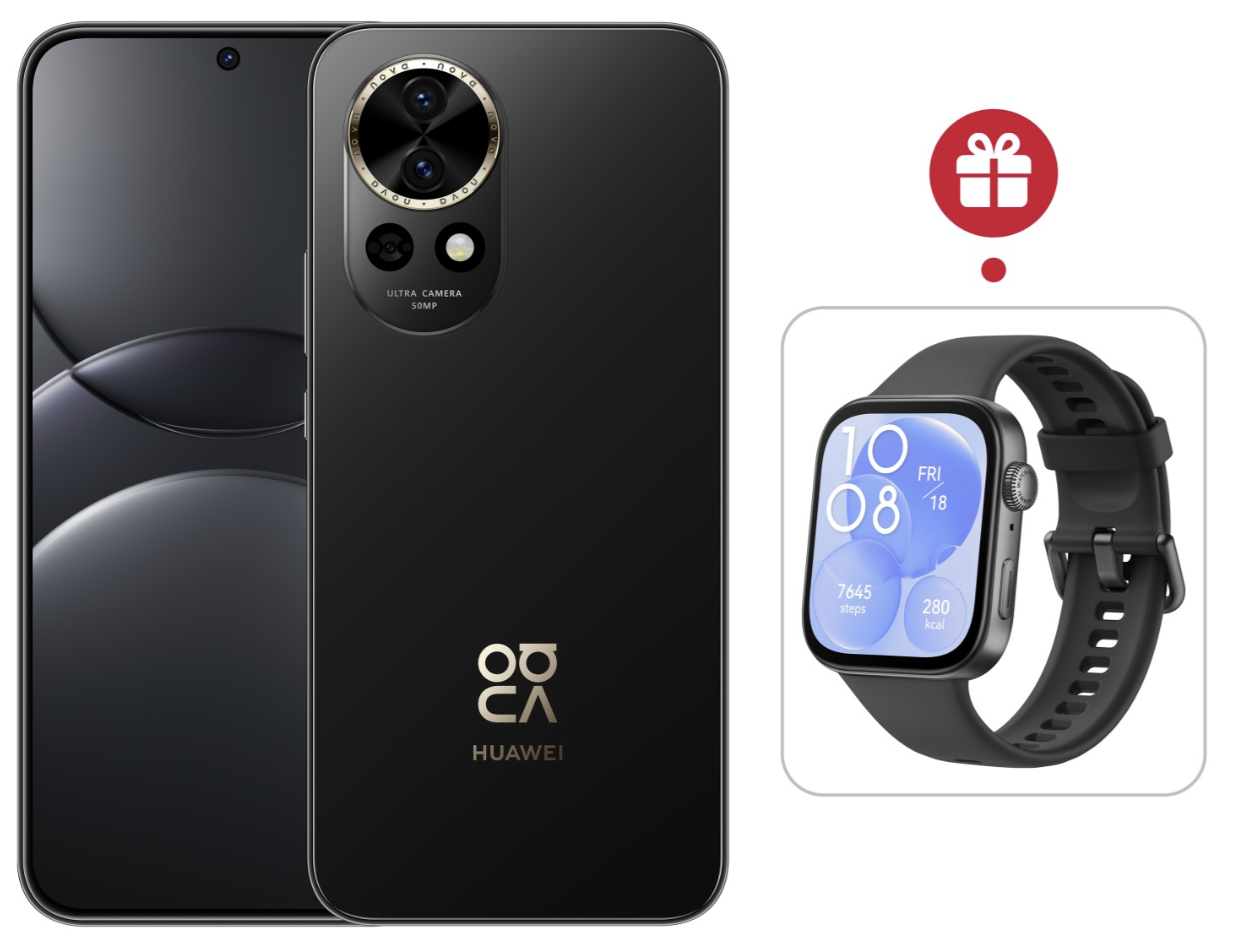 Смартфон Huawei Nova 13 12/256Gb Black + подарок купить,NaN