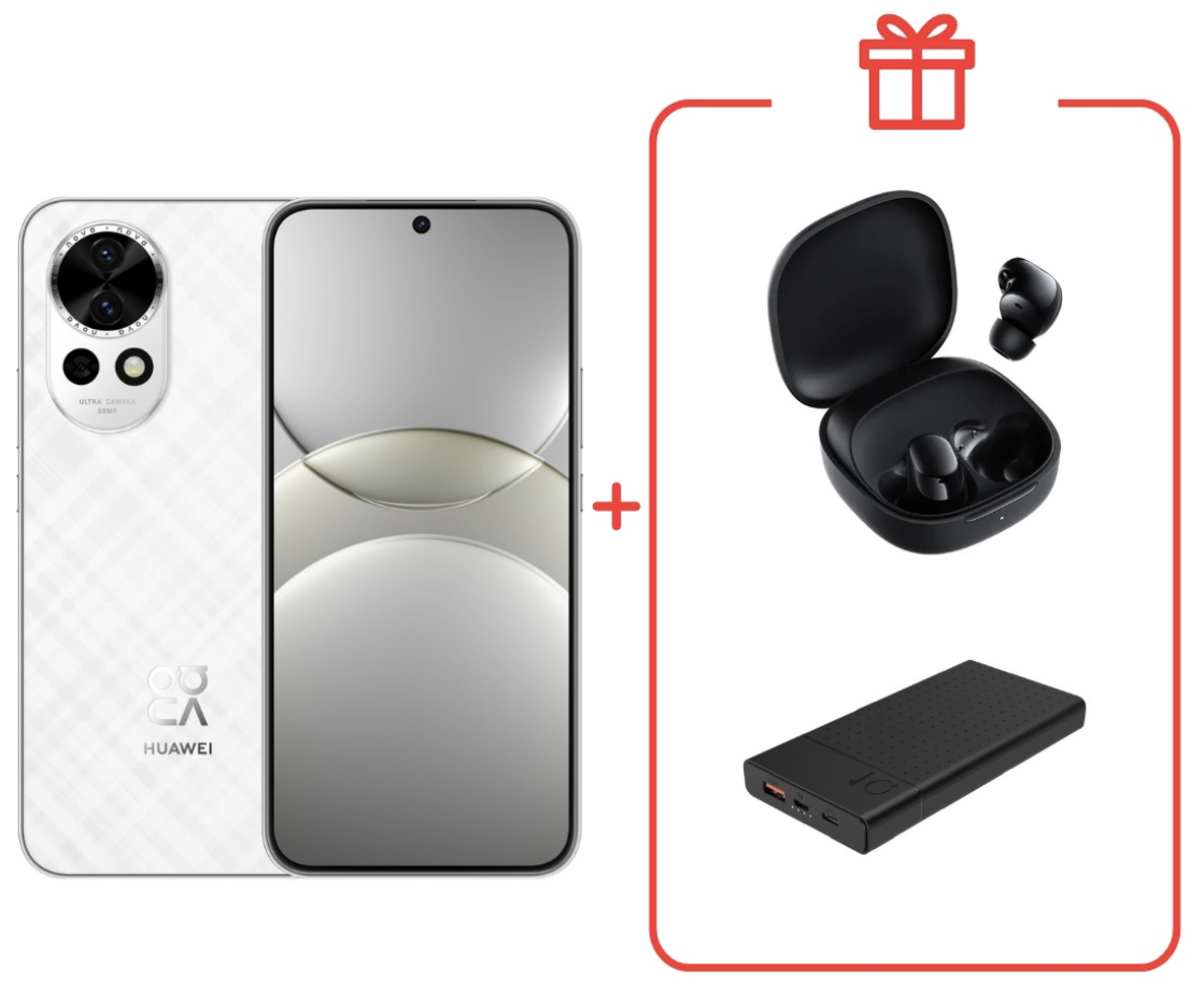 Смартфон Huawei Nova 13 12/512Gb White + подарок купить,NaN