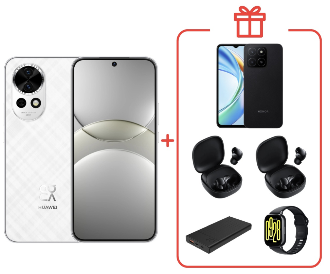 Смартфон Huawei Nova 13 12/512Gb White + подарок купить,NaN