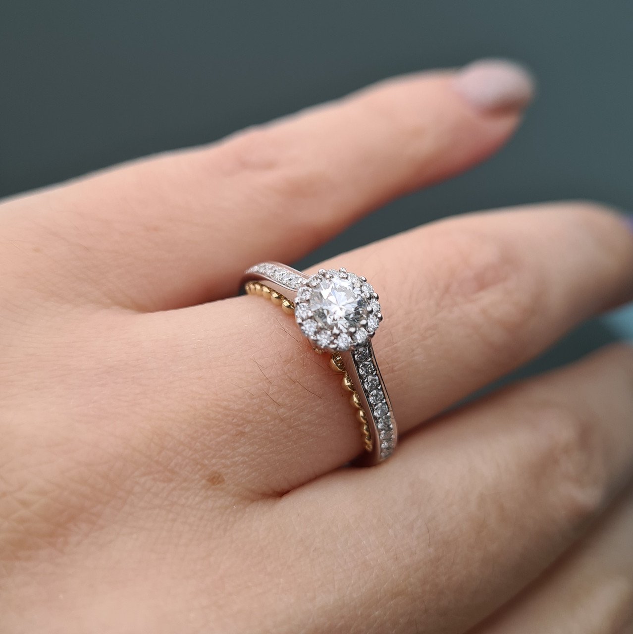 Кольцо Deimantas 98275524 17р 3,77гр 0,65ct. купить,NaN