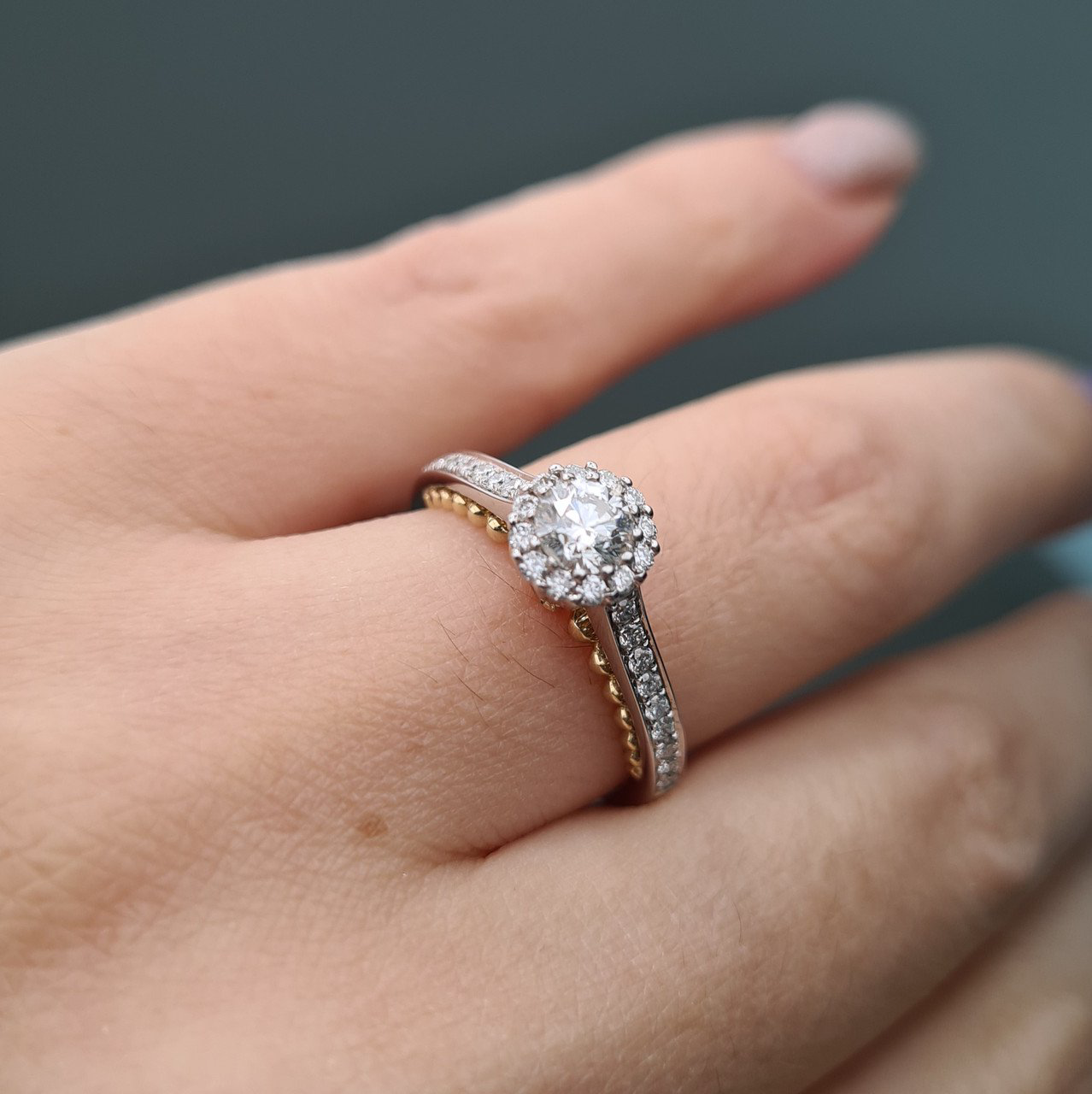 Кольцо Deimantas 98275524 17р 3,77гр 0,65ct. купить,NaN
