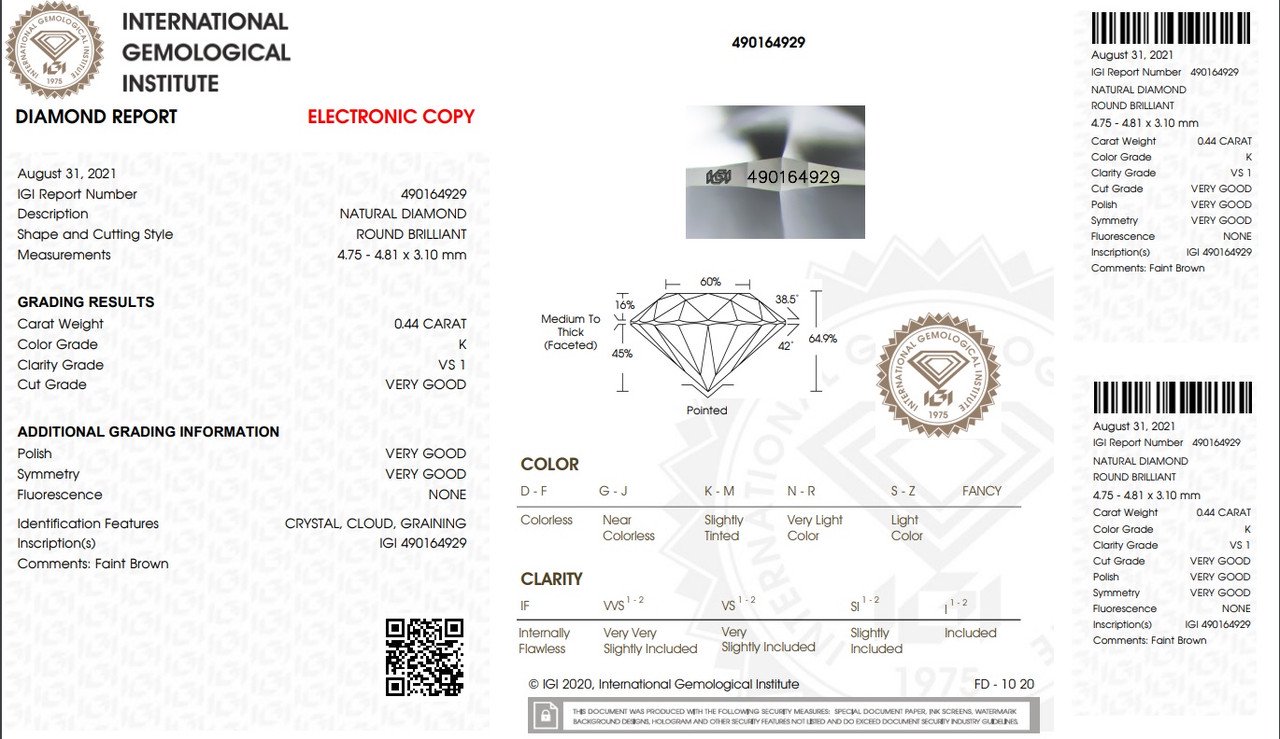 Серьги Deimantas 98275447 5,026гр 1,05ct. купить,NaN