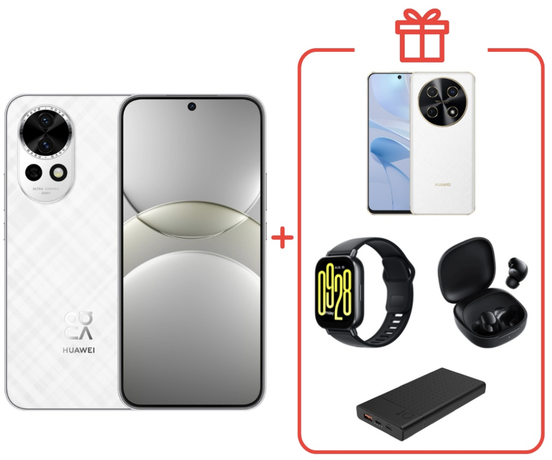 Смартфон Huawei Nova 13 12/512Gb White + подарок купить,NaN