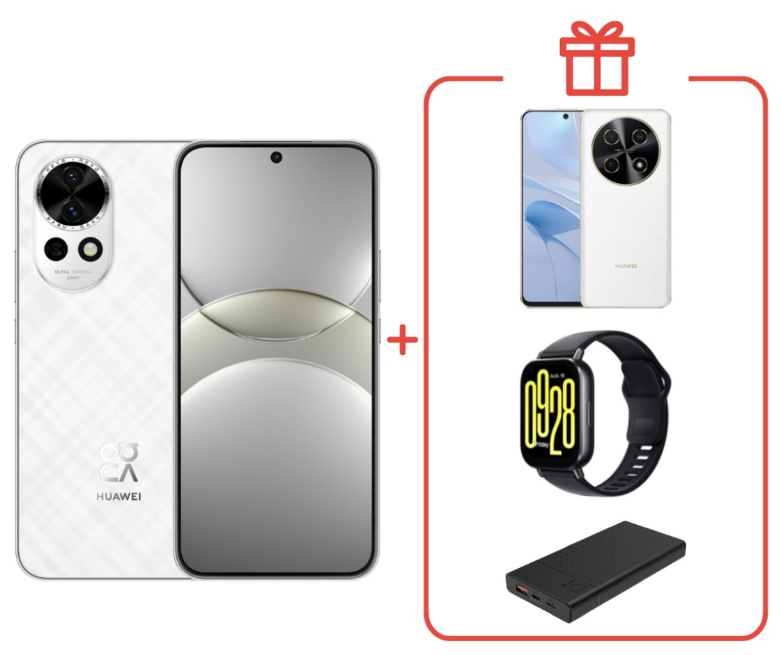 Смартфон Huawei Nova 13 12/512Gb White + подарок купить,NaN