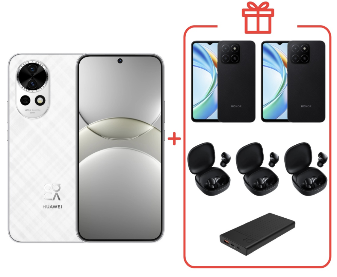 Смартфон Huawei Nova 13 12/512Gb White + подарок купить,NaN