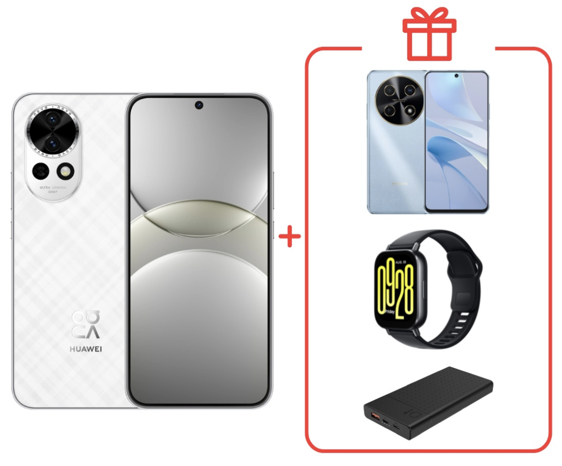 Смартфон Huawei Nova 13 12/512Gb White + подарок купить,NaN