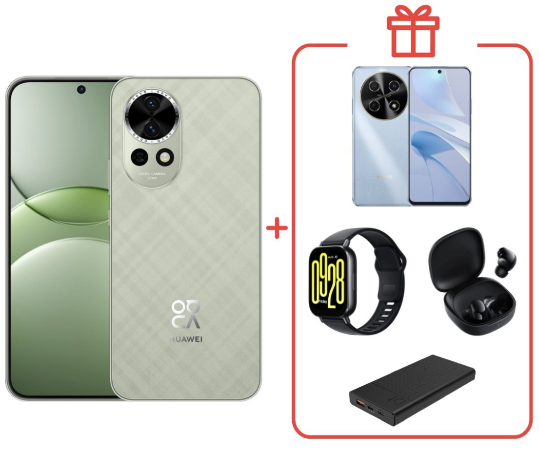 Смартфон Huawei Nova 13 12/512Gb Green + подарок купить,NaN