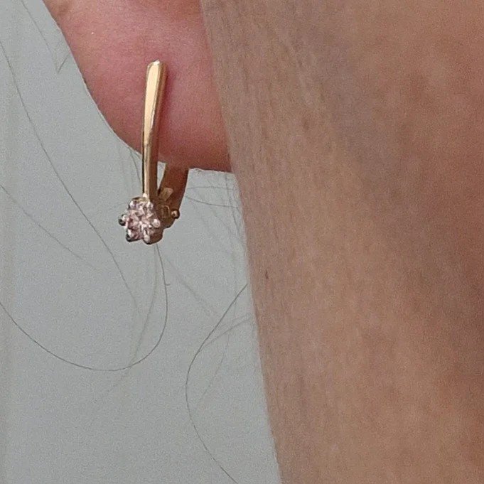 Серьги Deimantas 106082421 2,52гр 0,24ct. купить,NaN