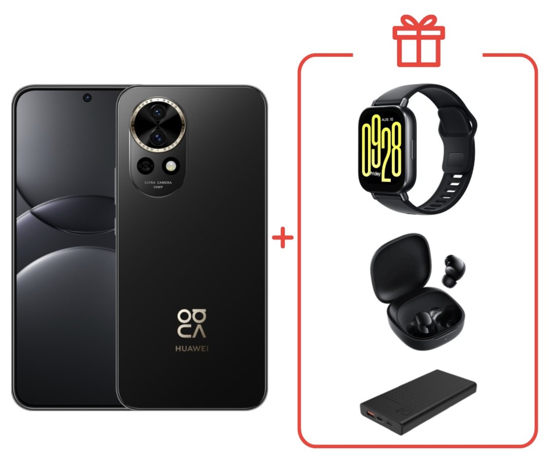 Смартфон Huawei Nova 13 12/512Gb Black + подарок купить,NaN