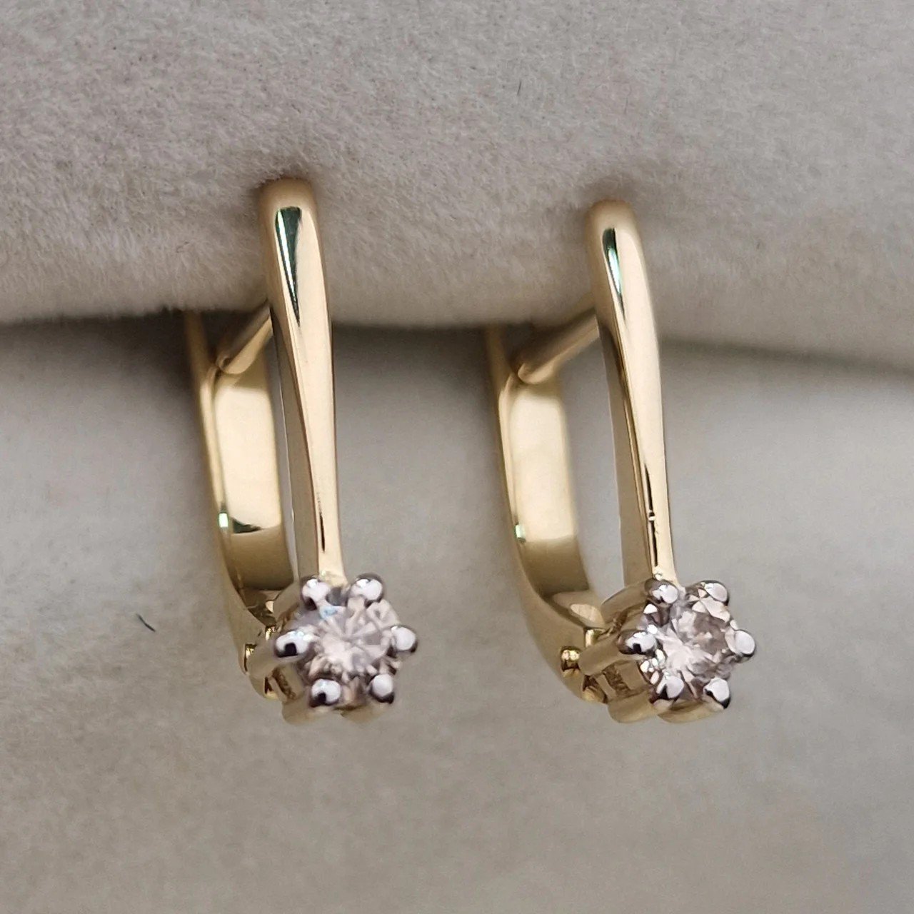 Серьги Deimantas 106082424 2,51гр 0,158ct. купить,NaN
