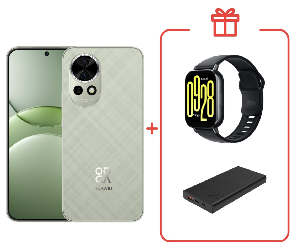 Смартфон Huawei Nova 13 12/512Gb Green + подарок купить,NaN