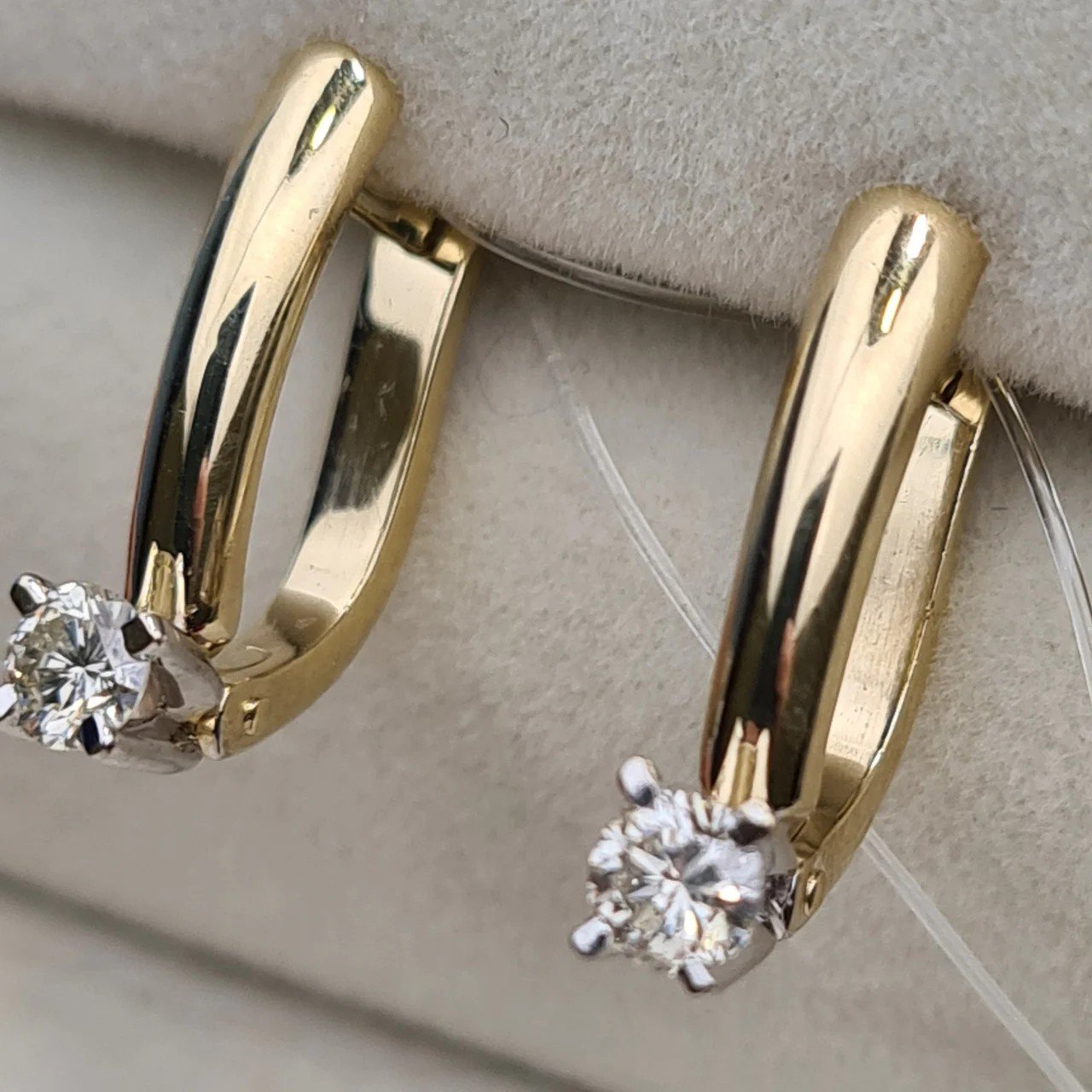 Серьги Deimantas 106174068 3,28гр 0,24ct. купить,NaN