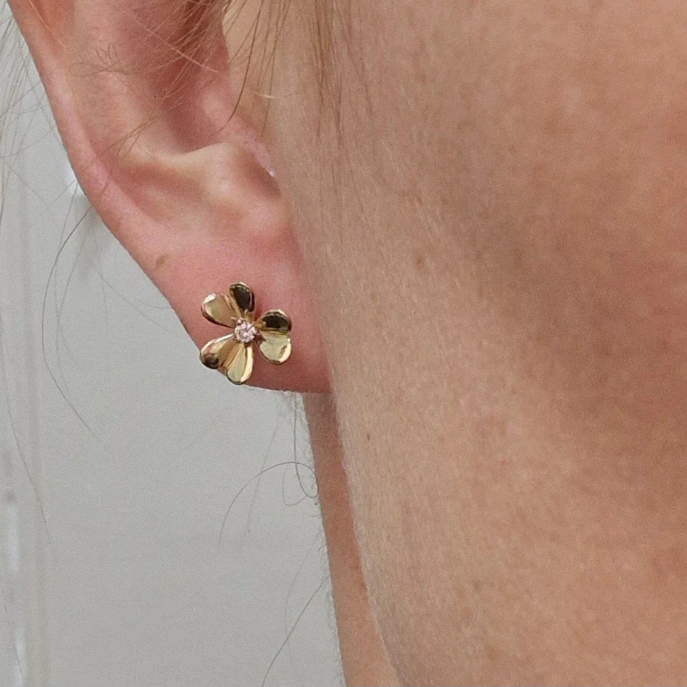 Серьги Deimantas 106082419 1,27гр 0,067ct. купить,NaN
