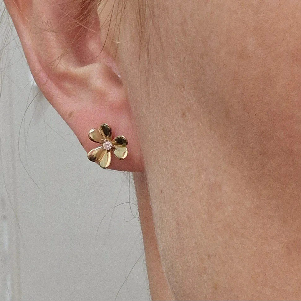 Серьги Deimantas 106082419 1,27гр 0,067ct. купить,NaN