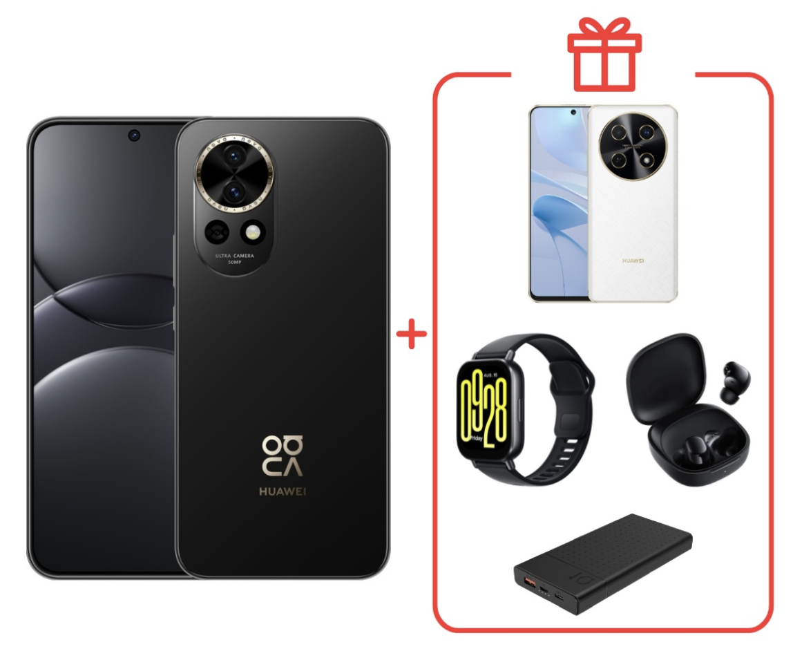 Смартфон Huawei Nova 13 12/512Gb Black + подарок