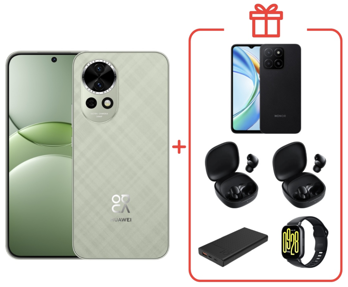 Смартфон Huawei Nova 13 12/512Gb Green + подарок купить,NaN