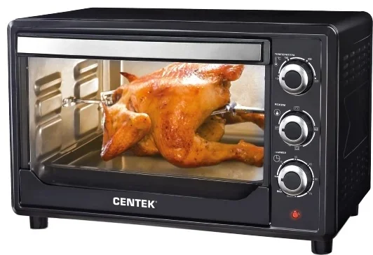 Мини-печь Centek CT-1530-36 Grill черный, серый