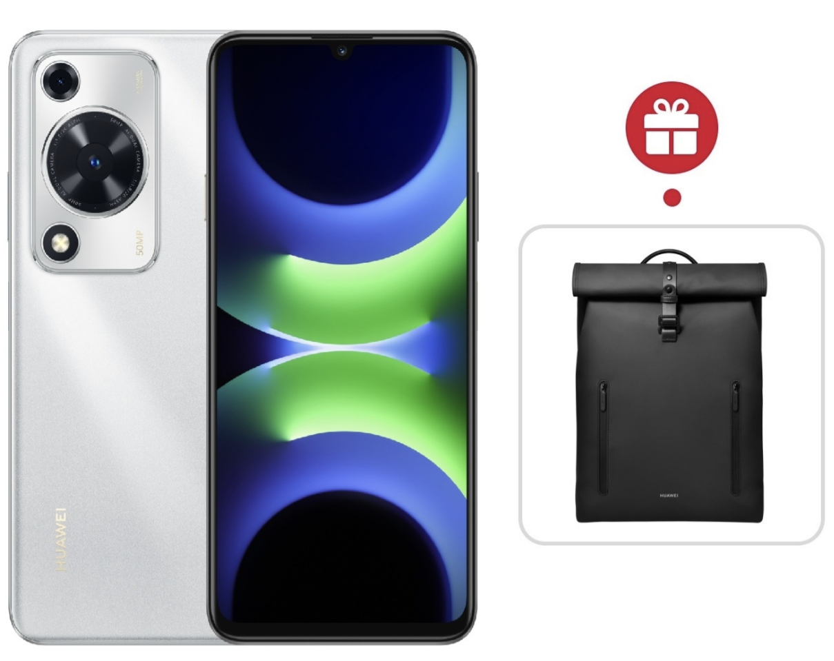 Смартфон Huawei Nova Y63 GFY-LX1 4/128Gb Silver + подарок купить,NaN