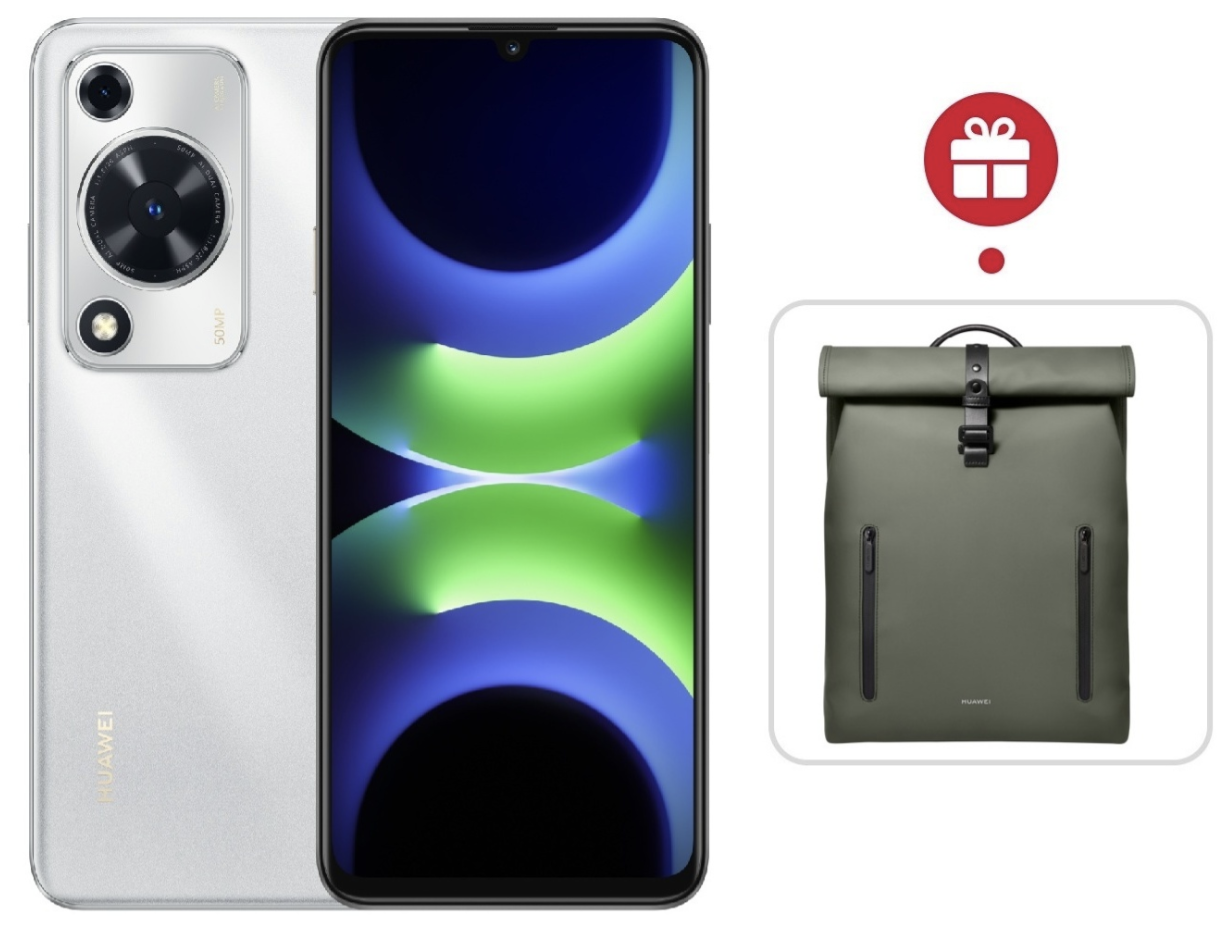 Смартфон Huawei Nova Y63 GFY-LX1 4/128Gb Silver + подарок купить,NaN