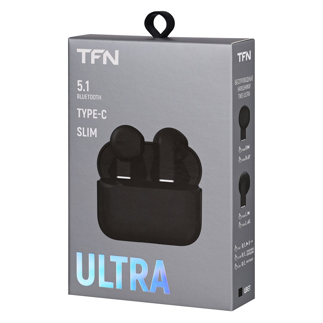Наушники TFN Ultra TFN-HS-TWS022BK черные купить,NaN