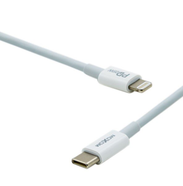 Кабель Moxom MX-CB19 Type-C to Lightning белый