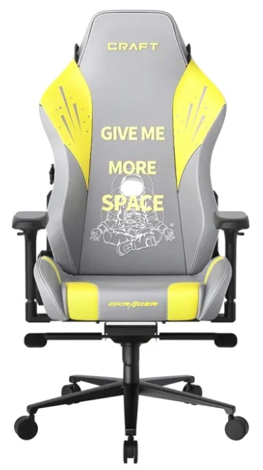Игровое Кресло DX Racer Give Me More Space CRA/PRO/GY CRA-PR007-GY-H1 Grey Yellow