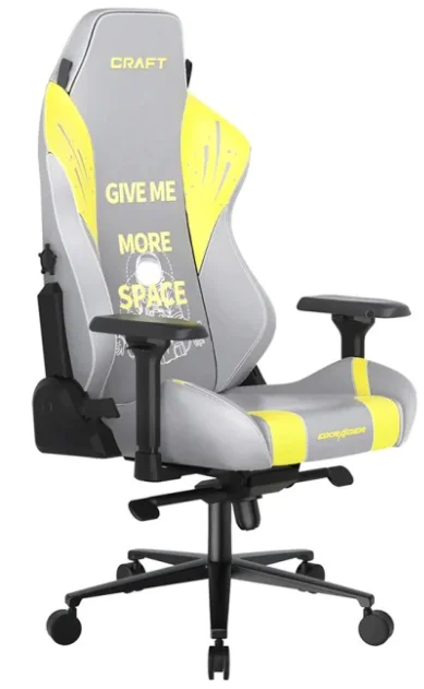 Игровое Кресло DX Racer Give Me More Space CRA/PRO/GY CRA-PR007-GY-H1 Grey Yellow