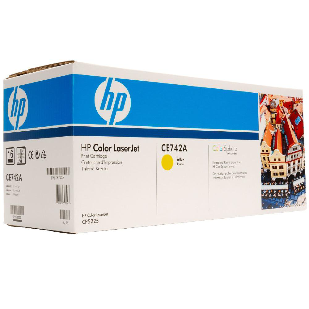 Картридж HP 307A CE742A желтый купить,NaN