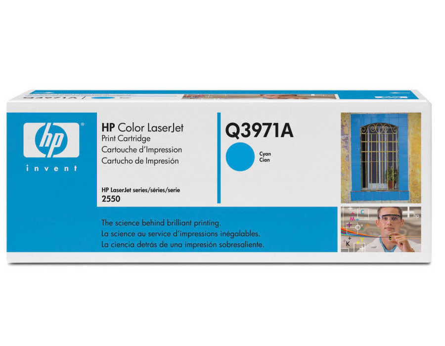 Картридж HP Q3971A голубой
