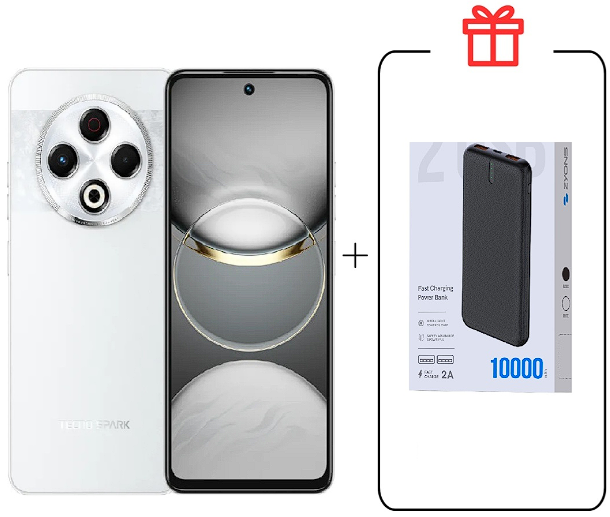Смартфон Tecno Spark 30 8/128Gb Astral Ice + Подарок купить,NaN