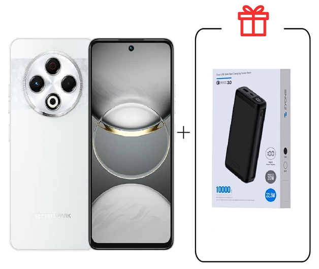 Смартфон Tecno Spark 30 8/128Gb Astral Ice + Подарок купить,NaN