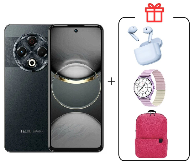 Смартфон Tecno Spark 30 8/128Gb Stellar Shadow + подарок купить,NaN