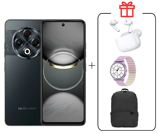 Смартфон Tecno Spark 30 8/128Gb Stellar Shadow + подарок купить,NaN