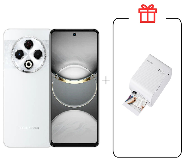 Смартфон Tecno Spark 30 8/128Gb Astral Ice + Подарок купить,NaN