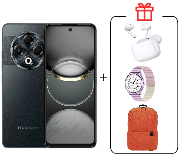 Смартфон Tecno Spark 30 8/128Gb Stellar Shadow + подарок купить,NaN